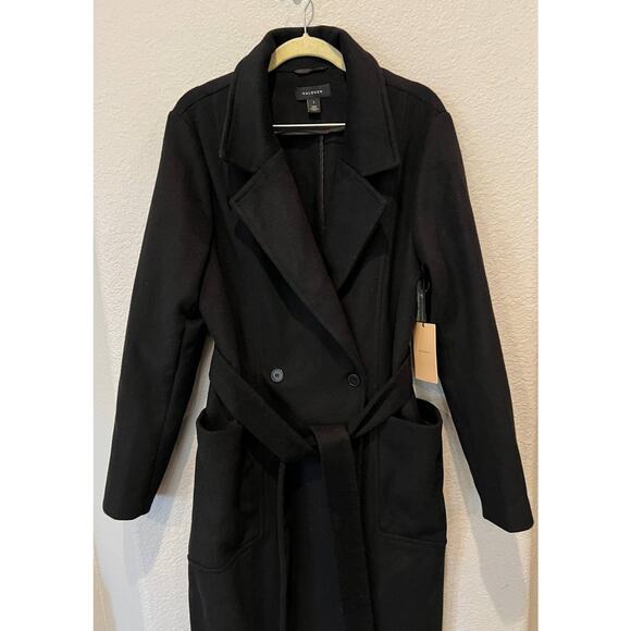 NWT Halogen Belted Wool Blend Coat Size Large - Picture 6 of 12